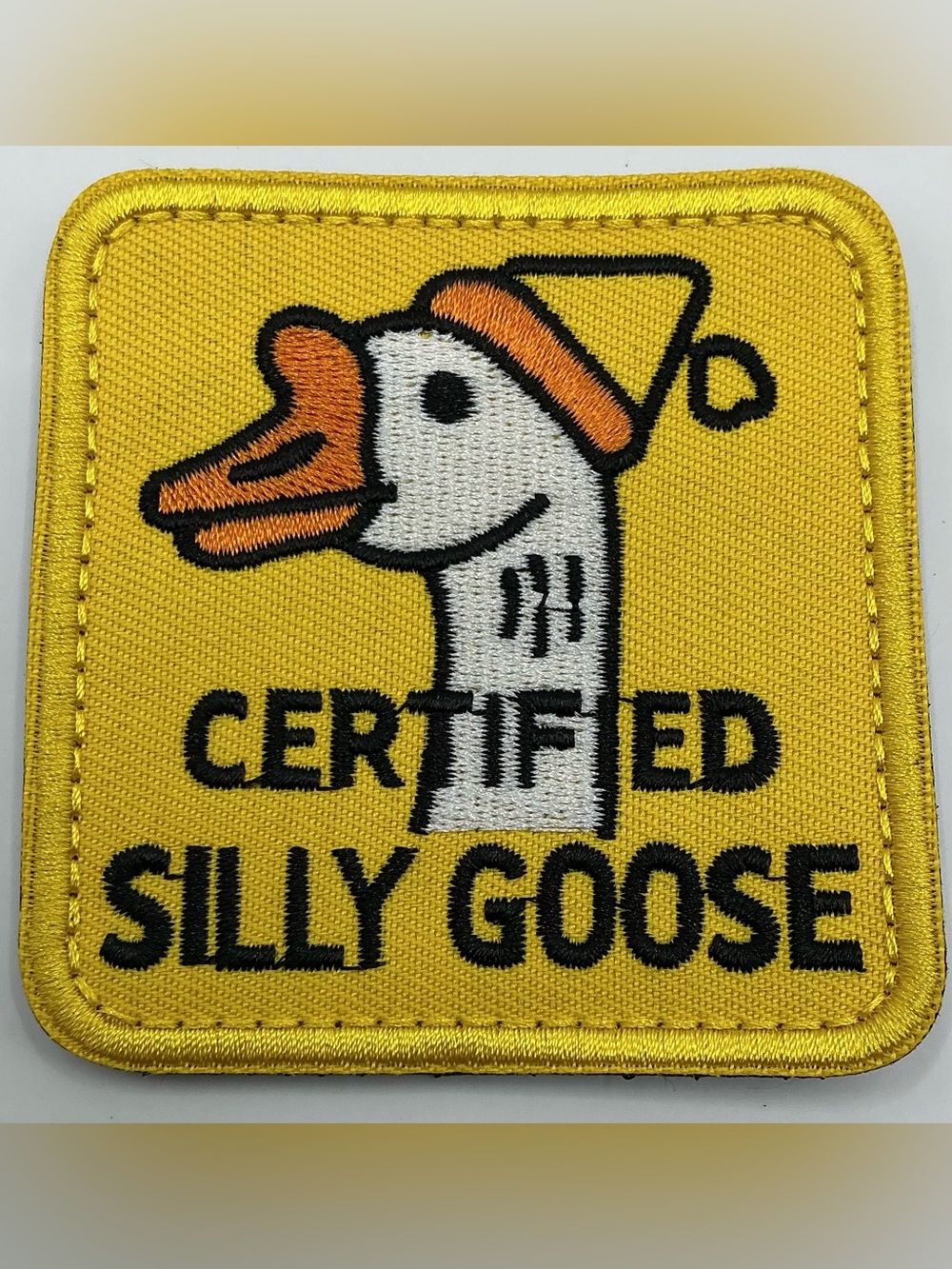TACTICAL MORAL HOOK & LOOP PATCH CERTIFIED SILLY GOOSE UNISEX